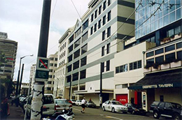 Photo of Wellington courthouse on Ballance Street